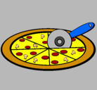 Dibujo Pizza pintado por Kamiharo