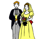 Dibujo Marido y mujer III pintado por maryjo
