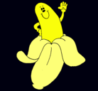 Dibujo Banana pintado por Toad