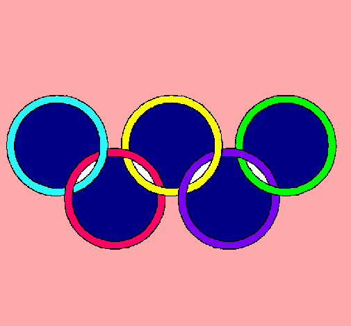 Dibujo Anillas de los juegos olimpícos pintado por JOELITHO