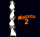 Dibujo Madagascar 2 Pingüinos pintado por danielit