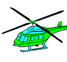 Dibujo Helicóptero  pintado por ovnis