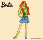 Dibujo Barbie juvenil pintado por Alive