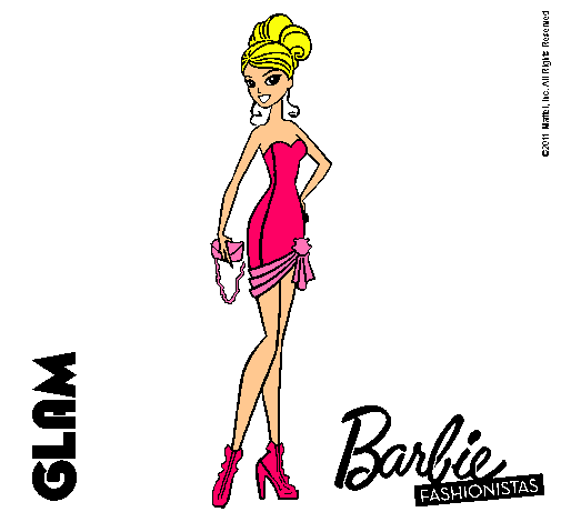 Dibujo Barbie Fashionista 5 pintado por Dracumaria