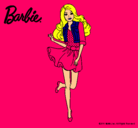 Dibujo Barbie informal pintado por lizandy