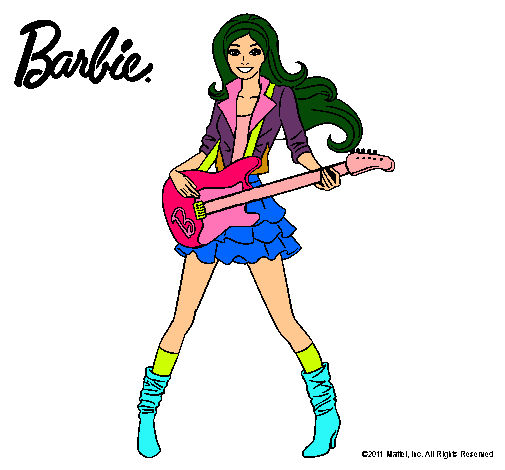 Barbie guitarrista