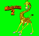 Dibujo Madagascar 2 Melman pintado por ILoveSoni