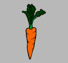 Dibujo zanahoria pintado por IanShadow