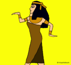 Dibujo Bailarina egipcia  pintado por Toad
