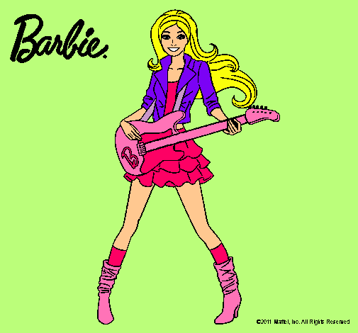 Barbie guitarrista