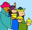 Dibujo Los Reyes Magos 3 pintado por nixana