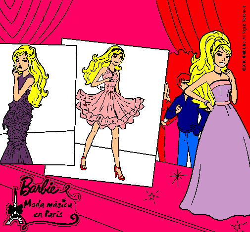 Barbie, desfilando por la pasarela