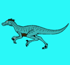 Dibujo Velociraptor pintado por Leilani