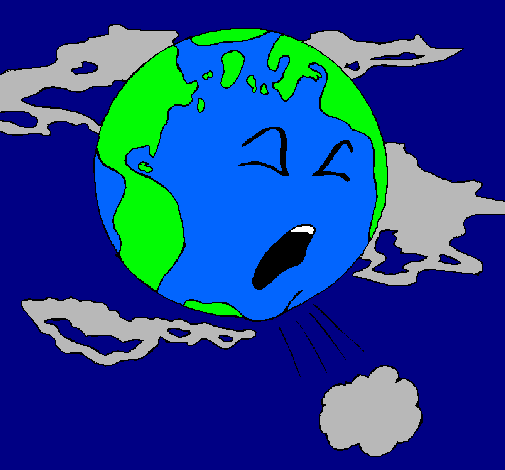 Dibujo Tierra enferma pintado por mlj2401