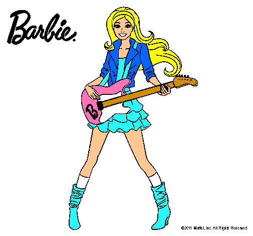 Barbie guitarrista