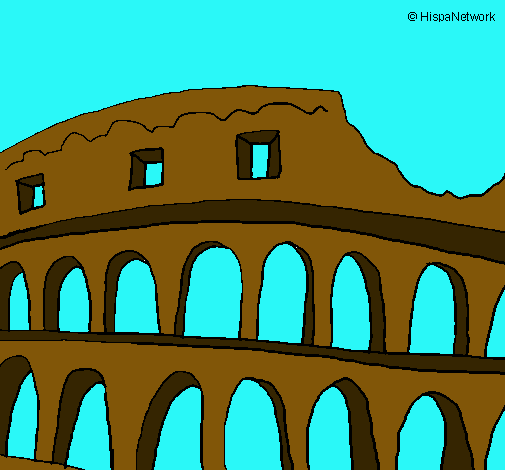 Dibujo Coliseo pintado por mlj2401