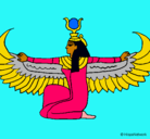 Dibujo Isis pintado por alesha