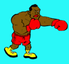 Dibujo Boxeador pintado por salvi