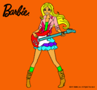 Dibujo Barbie guitarrista pintado por Guitarrista