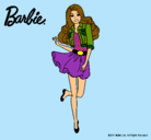 Dibujo Barbie informal pintado por valita