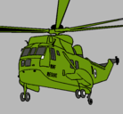 Dibujo Helicóptero al rescate pintado por pumbapumba20
