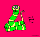 Dibujo Serpiente pintado por ffffffffffff