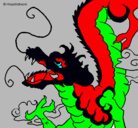 Dibujo Dragón japonés pintado por axel1999