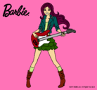 Dibujo Barbie guitarrista pintado por Mm94