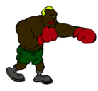 Dibujo Boxeador pintado por jorgedelalam