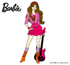 Dibujo Barbie rockera pintado por noelia-reyna