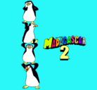 Dibujo Madagascar 2 Pingüinos pintado por emerson