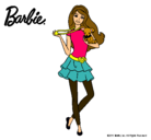 Dibujo Barbie y su mascota pintado por Laida