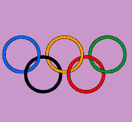 Dibujo Anillas de los juegos olimpícos pintado por meli3003