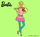 Dibujo Barbie y su mascota pintado por Lolaricura