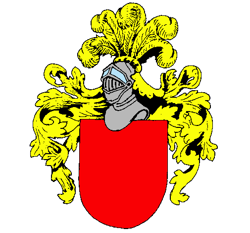 Escudo de armas y casco