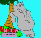 Dibujo Horton pintado por eeeeeeeeeeee