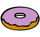Dibujo Donuts pintado por rosca