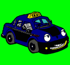 Dibujo Herbie Taxista pintado por juanito