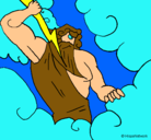 Dibujo Dios Zeus pintado por ignacio0987