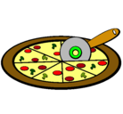 Dibujo Pizza pintado por IanShadow