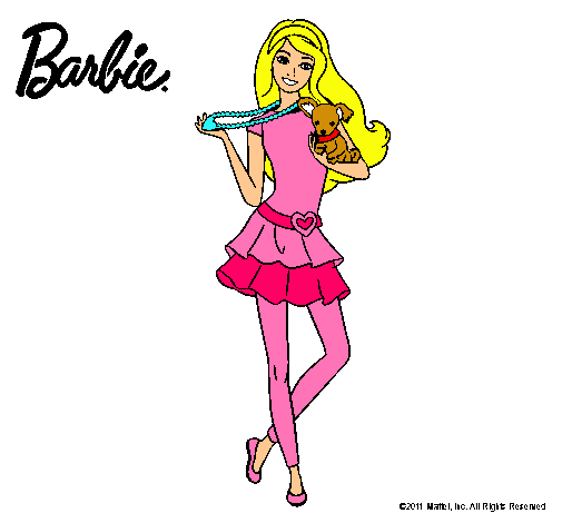 Barbie y su mascota