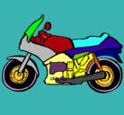 Dibujo Motocicleta pintado por taticm