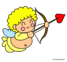 Dibujo Cupido pintado por agusbel1