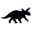 Dibujo Triceratops pintado por Dominick