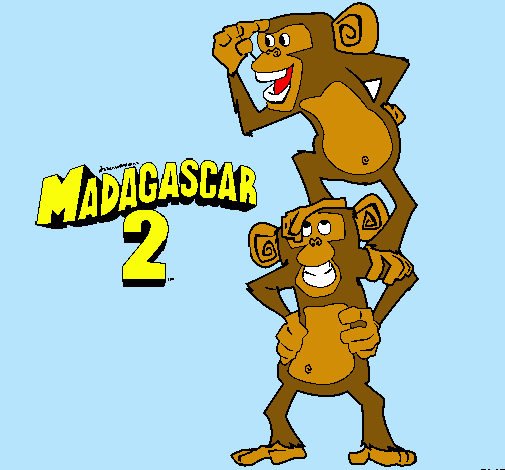 Madagascar 2 Manson y Phil