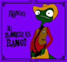 Dibujo Rango pintado por rango