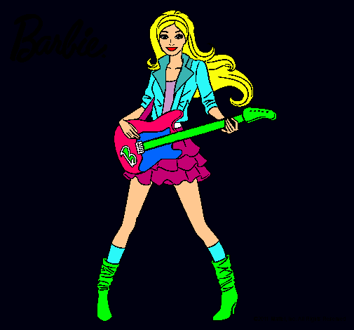 Barbie guitarrista