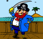 Dibujo Pirata a bordo pintado por lucia_10