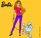 Dibujo Barbie con look moderno pintado por fanyjazmin