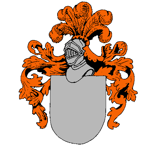 Escudo de armas y casco